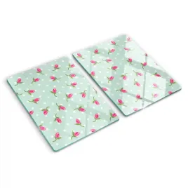 szklana-plyta-do-kuchni-roze-wzor-kwiaty