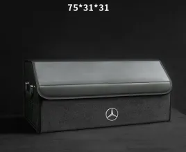 skorzany-organizer-do-bagaznika-logo-mercedes-75-31-31zamszowa-czarny