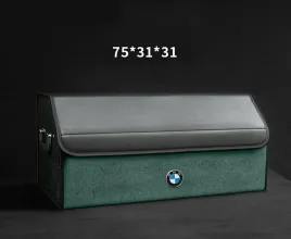 skorzany-organizer-do-bagaznika-logo-bmw-75-31-31-zamszowa-zielony