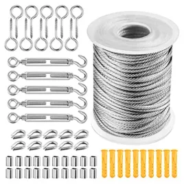 linka-stalowa-30m-3mm-ocynkowana-nierdzewna-zestaw-montazowy-napinacze