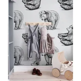 fototapeta-sciagalna-spiacy-niedzwiedz-250x250-cm