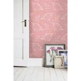 fototapeta-scienna-koper-na-rozowym-tle-250x250-cm