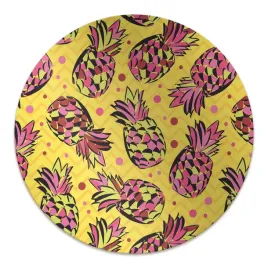 do-wnetrz-mata-podlogowa-pod-fotel-rozowe-ananasy