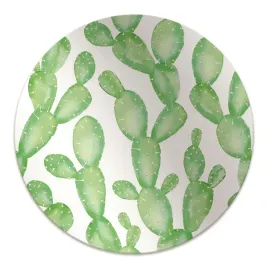 okragla-mata-pod-biurko-pastelowe-kaktusy-kolorowa