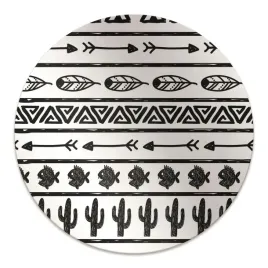 dla-dziecka-mata-pod-fotel-fi100-boho-czarno-bialy