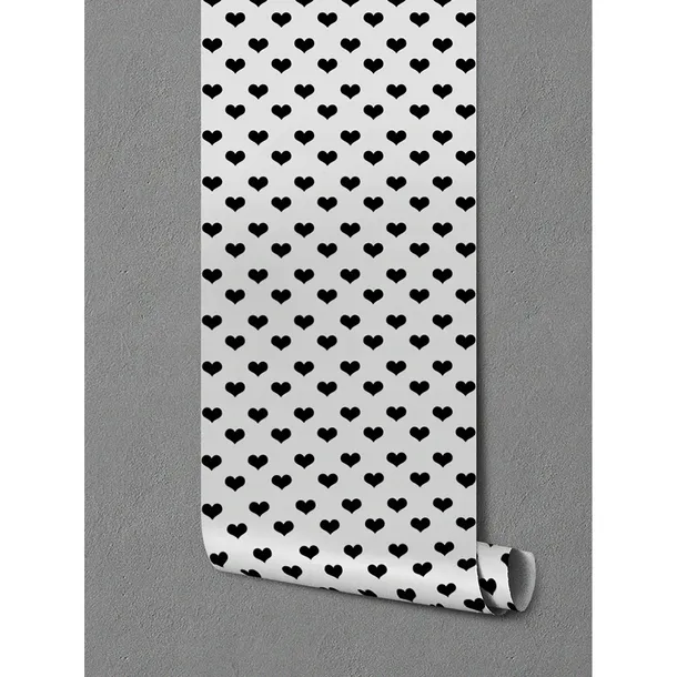tapeta-scienna-czarne-geometryczne-serca-250x250cm-gama-kolorystyczna-wielokolorowe