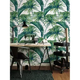 tapeta-scienna-tropikalne-liscie-palmowe-250x250cm