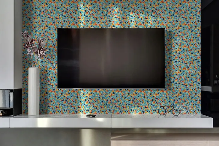 panel-dekoracyjny-scienny-kolorowa-mozaika-100x50-stan-nowy