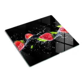 plyta-dekoracyjna-na-kuchenke-truskawki-woda-60x52