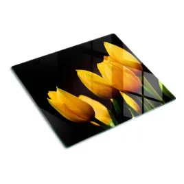 szklana-deska-na-indukcje-zolte-tulipany-60x52