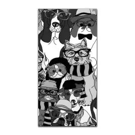 obraz-na-szkle-do-sypialni-50x100-cm-koty-psy-moda