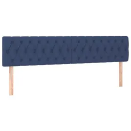 zaglowki-do-lozka-2-szt-niebieskie-100x7x78-88-cm-tkanina