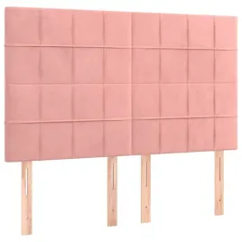 zaglowki-do-lozka-4-szt-rozowy-72x5x78-88-cm-aksamit