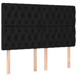 zaglowki-do-lozka-4-szt-czarne-72x7x78-88-cm-tkanina