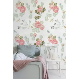 fototapeta-kwiaty-z-motylami-magicstick-290x290-cm