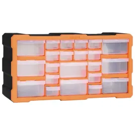 organizer-z-22-szufladami-pomaranczowo-czarny-49-x-16-x-255-cm