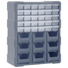 organizer-z-39-szufladami-szary-38-x-16-x-47-cm