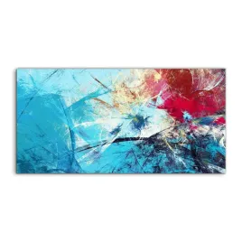 obrazy-na-plotnie-abstrakcja-zima-poranek-140x70