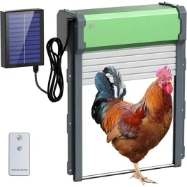 automatyczne-drzwi-do-kurnika-solarne-timer-pilot-czujnik-swiatla-lcd-ip65