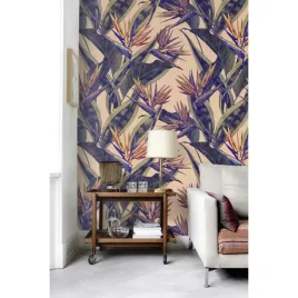 tapeta-scienna-akwarele-tropikalne-lisc-360x250-cm