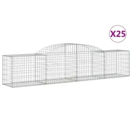 kosze-gabionowe-25-szt-300x50x60-80-cm-galwanizowane-zelazo