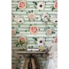 fototapeta-scienna-malowane-roze-vintage-360x250cm