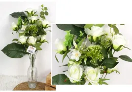 bukiet-roza-z-czosnkiem-wys-55-cm-7-roz-8x6-cm-z-dodatkami-biala-wt-162a