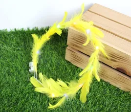 wianek-z-pior-led-swiecacy-18-cm-zolty-sn56665