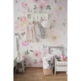fototapeta-do-sypialni-pastelowe-kwiaty-416x254-cm