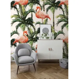 fototapeta-do-salonu-tropikalna-flaming-416x254-cm