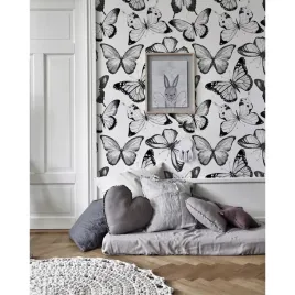 fototapeta-czarno-bialy-akwarelowy-motyl-416x254cm