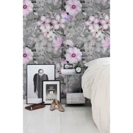 fototapeta-na-sciane-kwitnace-szare-roze-416x254cm