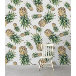 fototapeta-sciagalna-spadajace-ananasy-416x254-cm