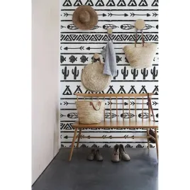 tapeta-na-sciane-czarno-biala-styl-boho-416x254-cm