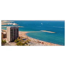 obraz-na-szkle-foto-barcelona-plaza-zatoka-125x50