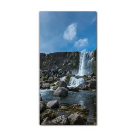 obraz-na-szkle-nowoczesny-70x140-islandia-wodospad