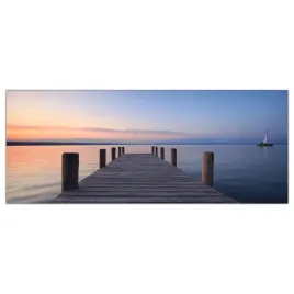 obraz-na-szkle-foto-morze-most-krajobraz-125x50