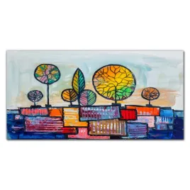 szklo-hartowane-panel-impresjonizm-drzewa-100x50