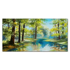 panel-szklo-kuchnia-las-rzeka-przyroda-100x50-cm