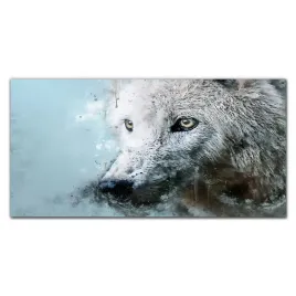 szklo-lacobel-do-kuchni-dzikie-zwierze-wilk-100x50
