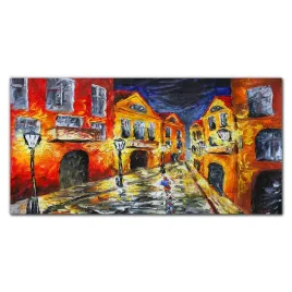 szklo-hartowane-do-kuchni-miasto-ulica-noc-100x50