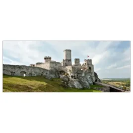 obraz-na-szkle-foto-zamek-ruiny-krajobraz-125x50