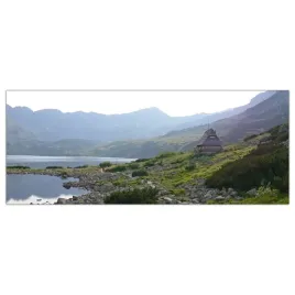 obraz-szklany-foto-obraz-dom-gory-natura-125x50
