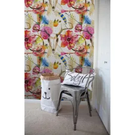 tapeta-lateksowa-czaszka-boho-kolorowa-104x70-cm