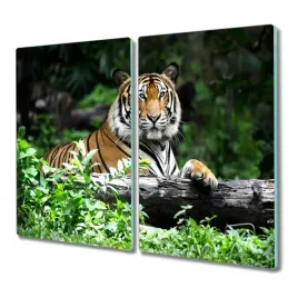 deska-ze-szkla-2x30x52-cm-las-zwierze-kot-tygrys
