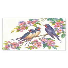 panel-hartowany-zwierzeta-ptaki-kwiaty-100x50-cm