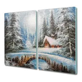 deska-szklo-2x30x52-zima-snieg-las-natura-kuchenna