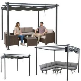 pergola-ogrodowa-tarasowa-3x4-m-altana-szara-pawilon-regulowany-dach
