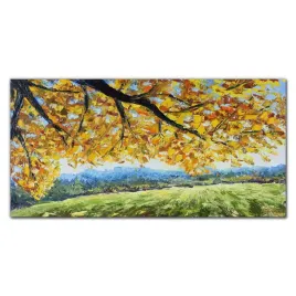 panel-szklo-do-kuchni-drzewo-liscie-jesien-100x50