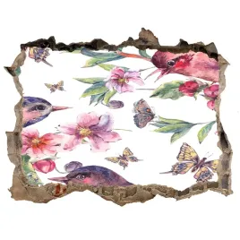 dziura-3d-fototapeta-ptaki-motyle-wisnie-168x113